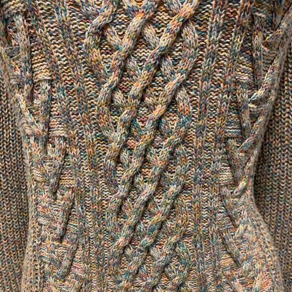 $5 ADD ON ITEM Faded glory knit Multicolor sweater sz … - Picture 10 of 11